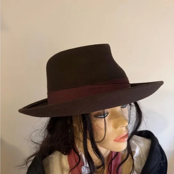 Classic brown fedora by Jack And Arrow - Picture 1 of 5